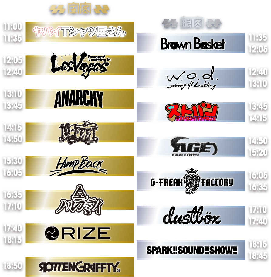 12月13日タイムテーブル